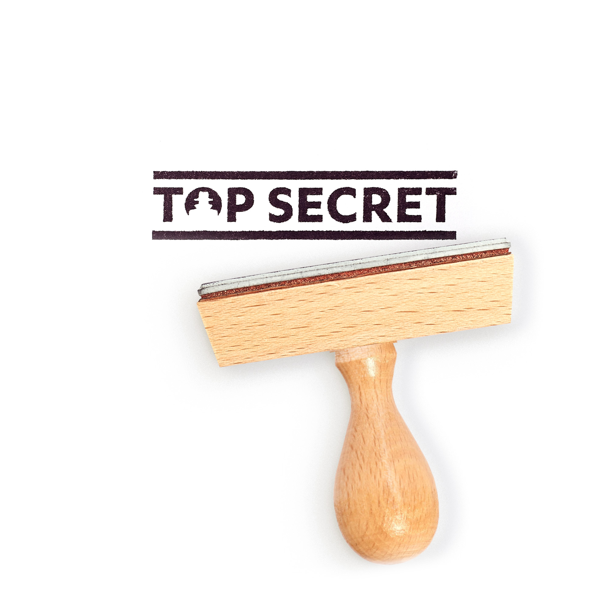 Rubber stamp "Top secret"