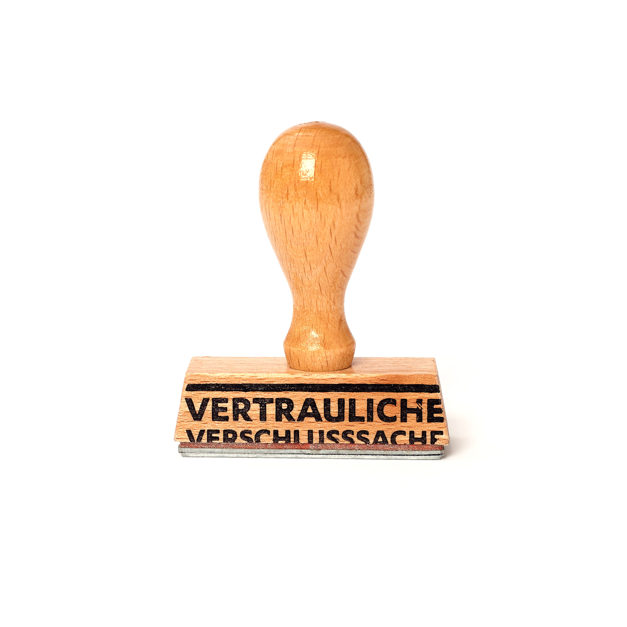 Rubber stamp "Verschlussache"