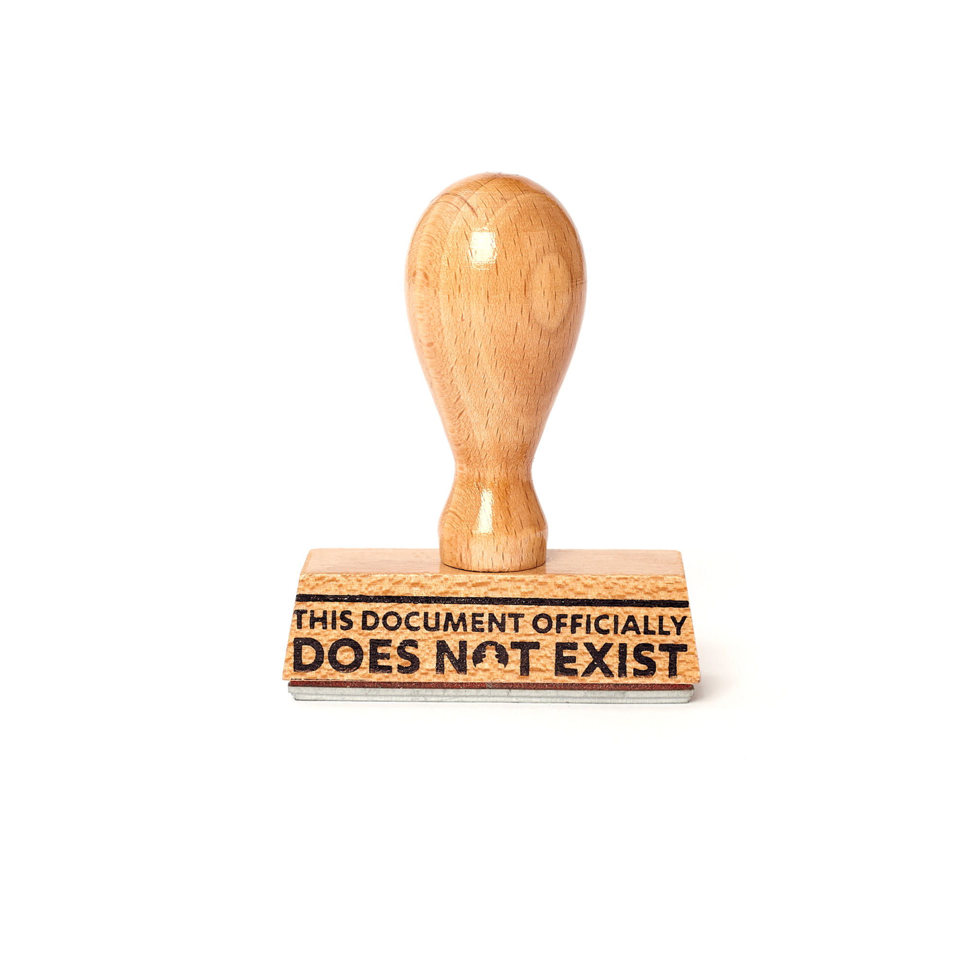 Rubber stamp "not exist"