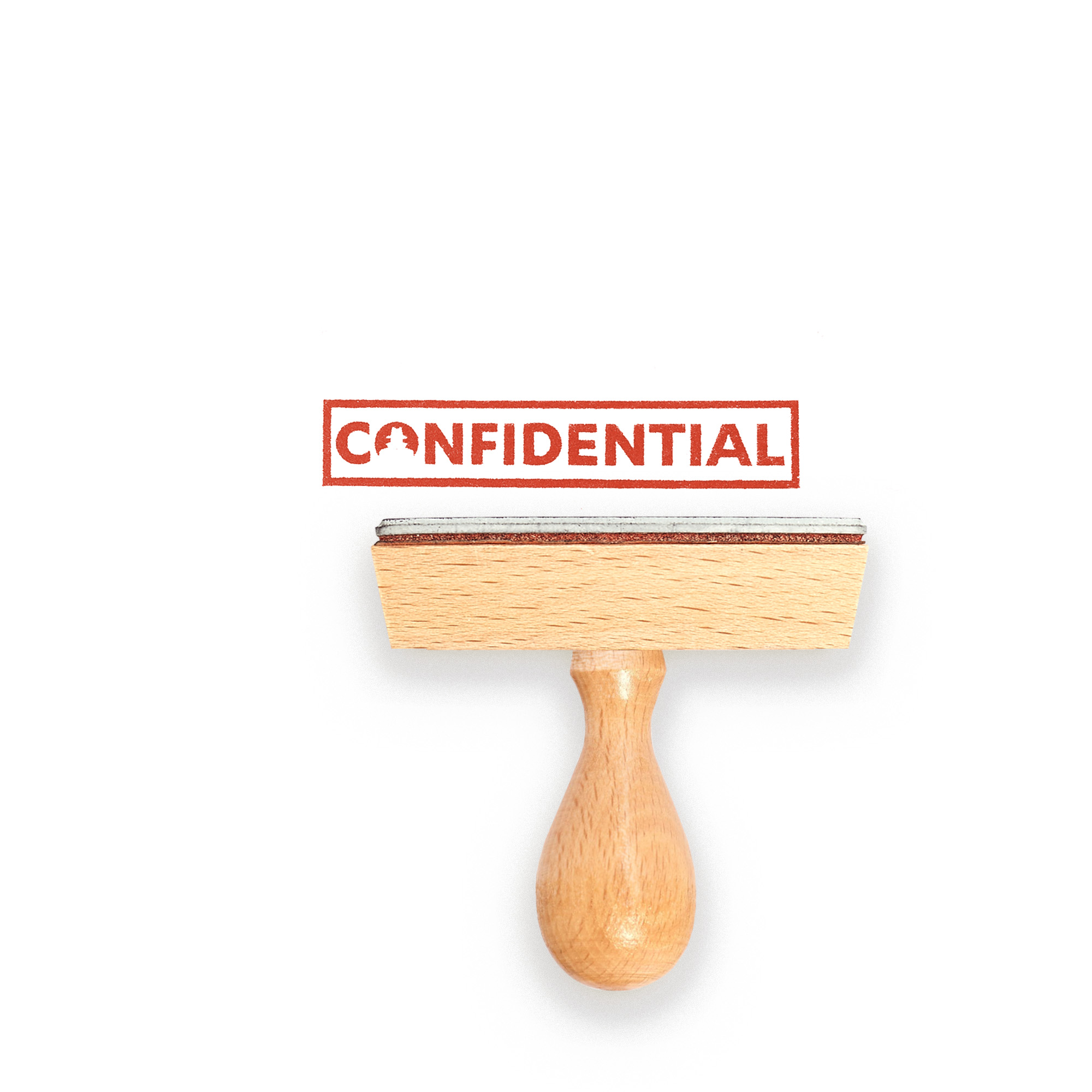 Rubber stamp "Confidential"