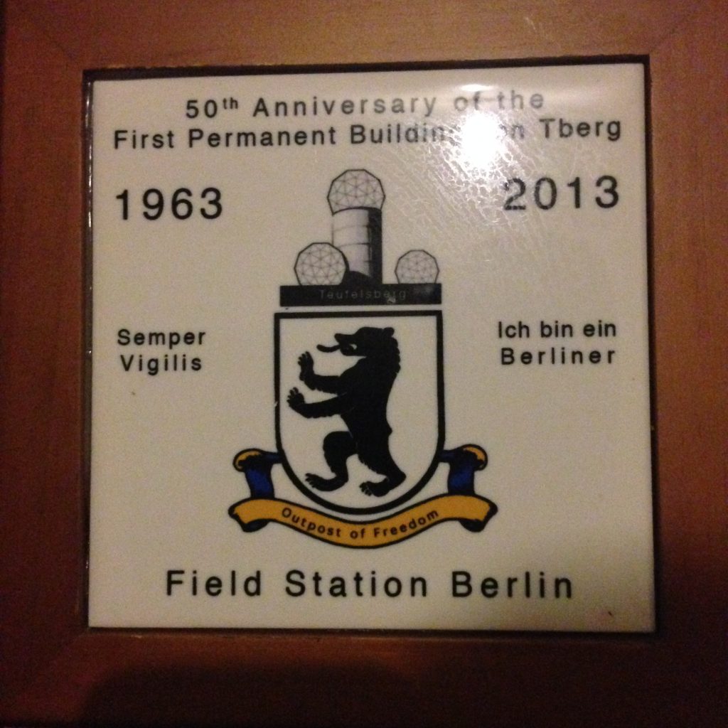 50 Jahre Field Station Berlin Tafel