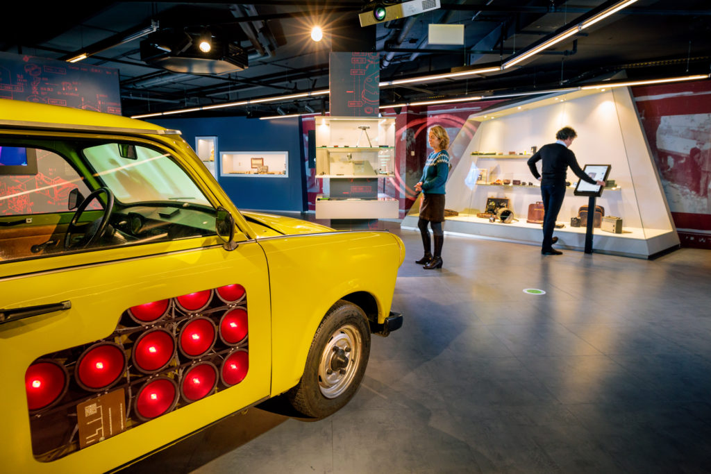 Observationstrabi im Spionagemuseum