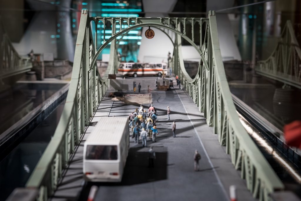 Modell Glienicker Brücke Deutsches Spionagemuseum