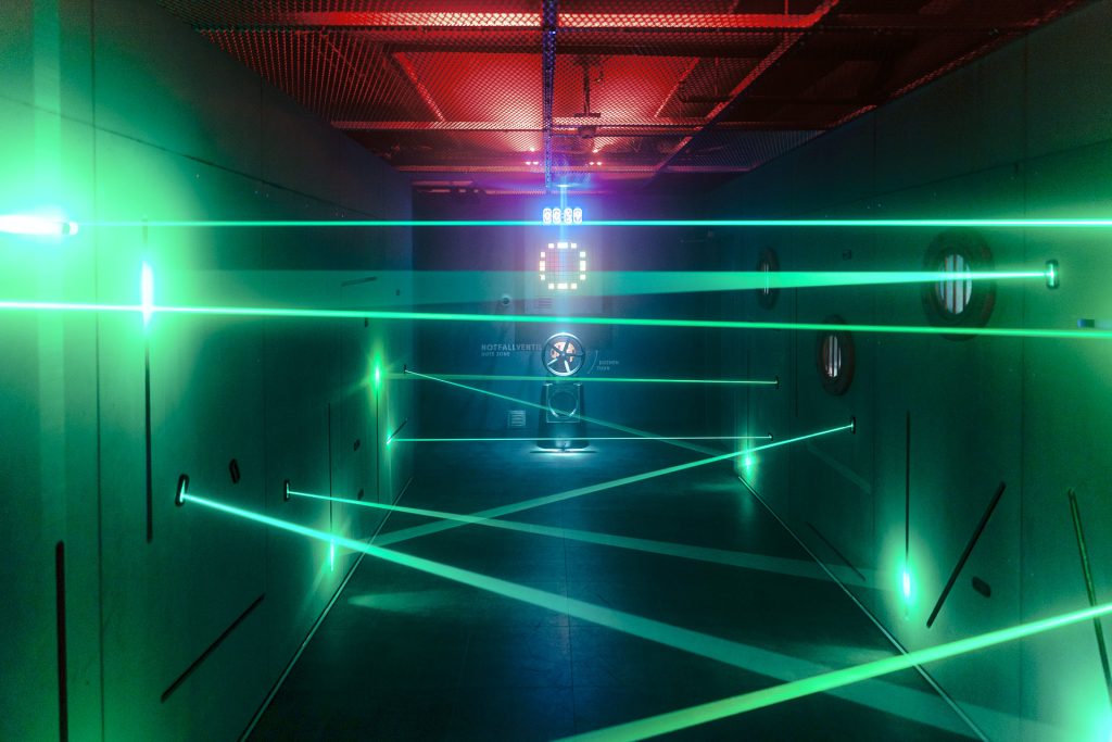 Laserparcours Deusches Spionagemuseum