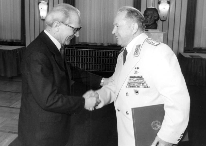 Erich Mielke und Erich Honecker