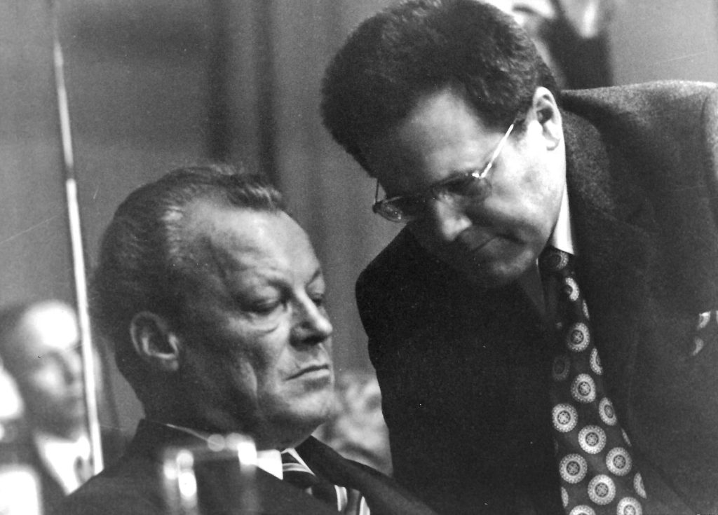 HV A-Agent Günter Guillaume und Bundeskanzler Willy Brandt, 1972