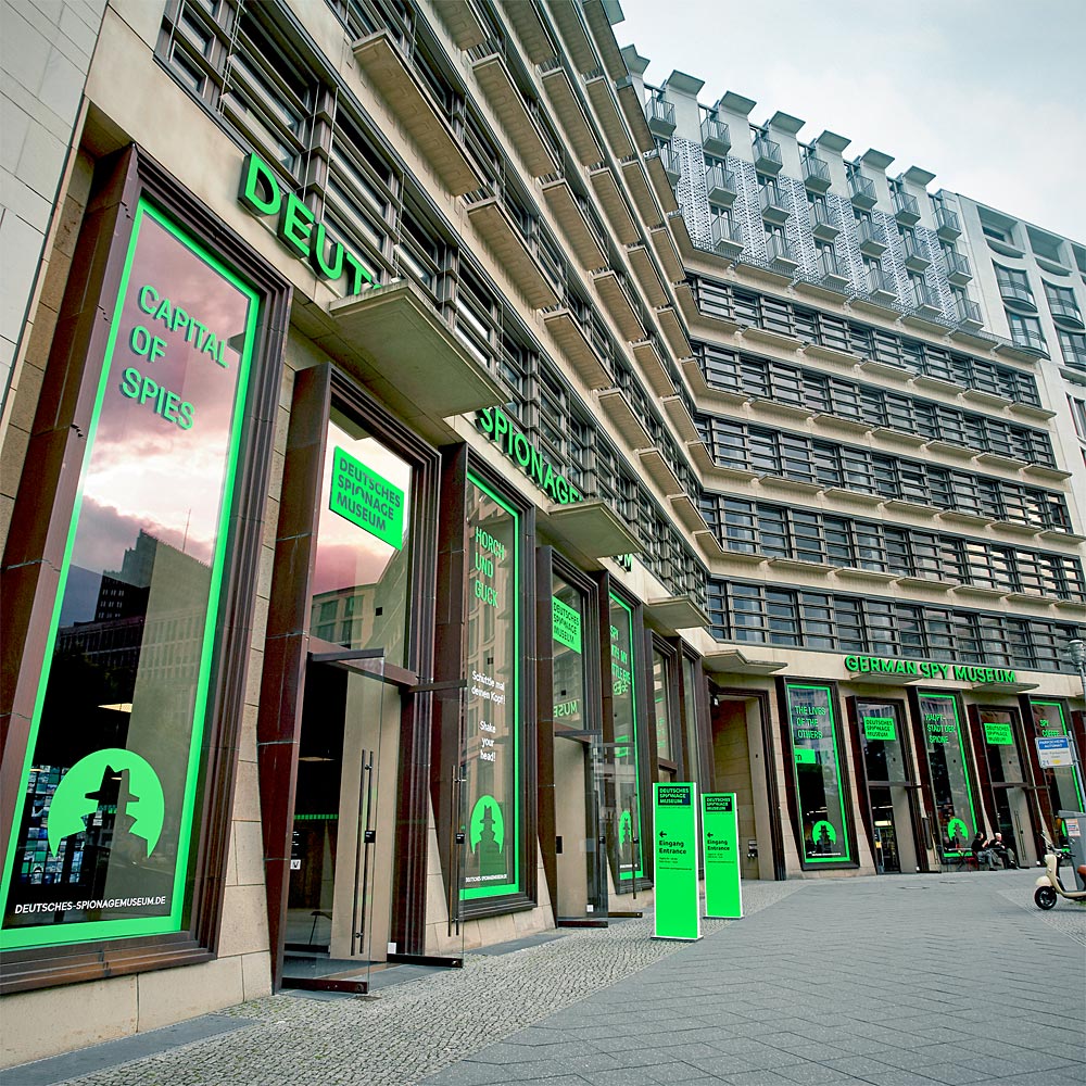 Aussenfassade des Deutschen Spionagemuseums